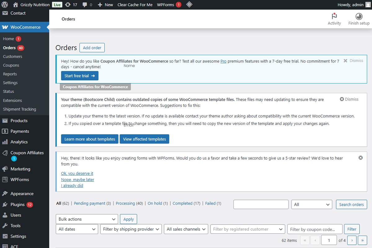 WooCommerce / E-com