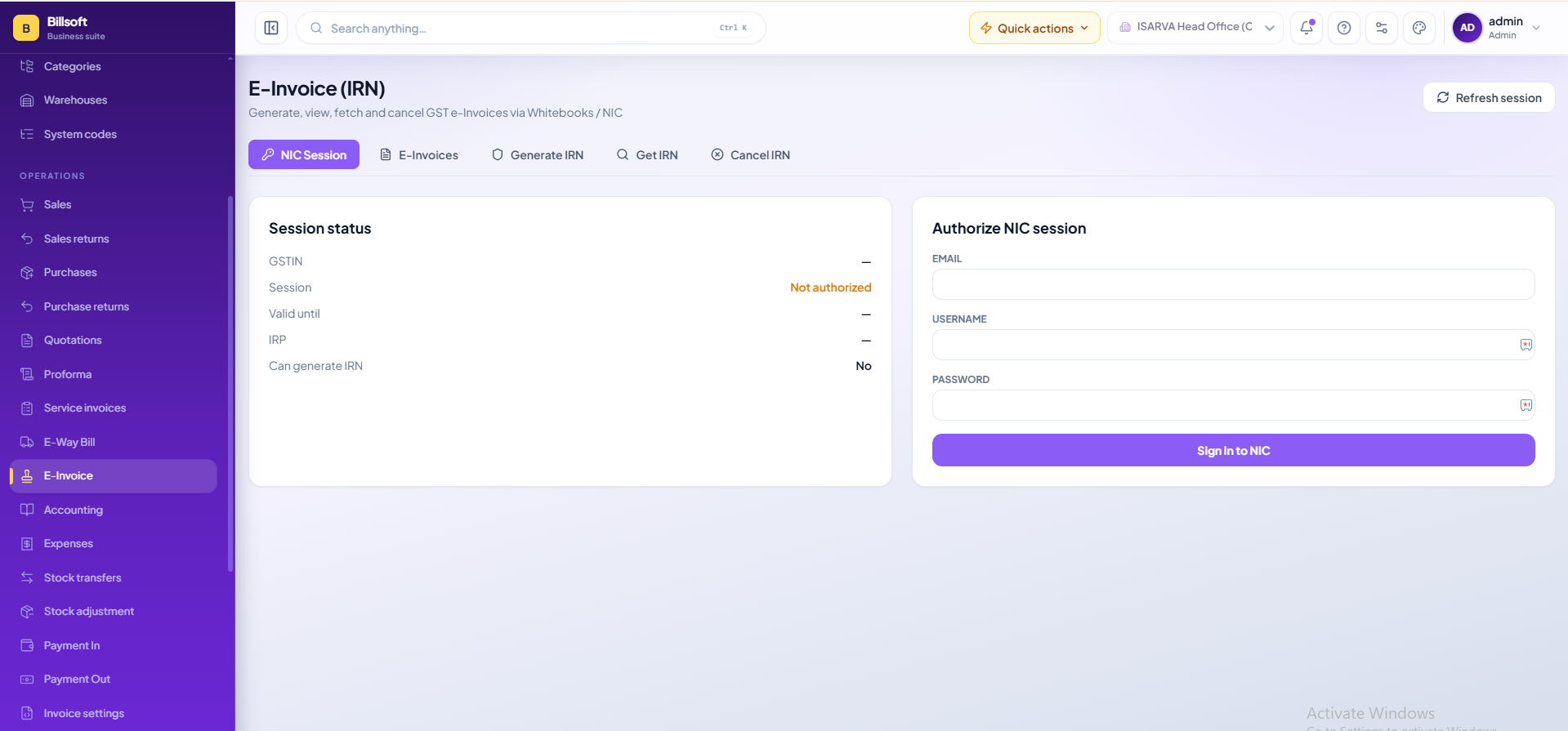 E-INVOICING