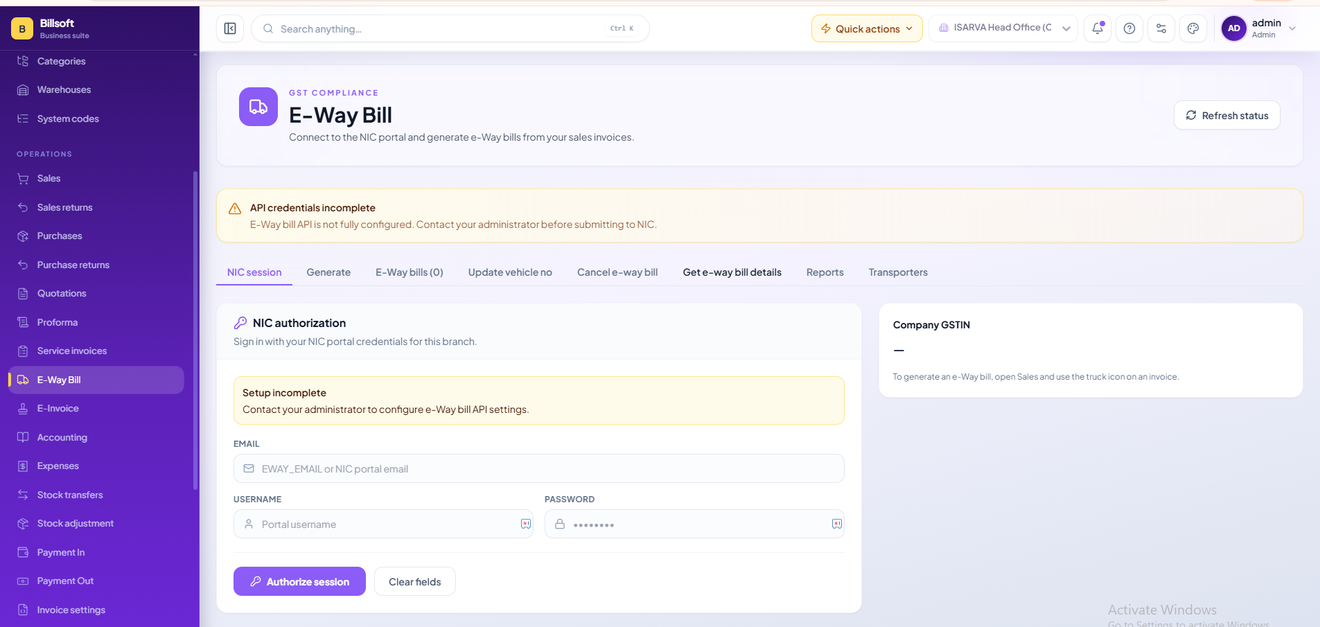 E-WAY BILL