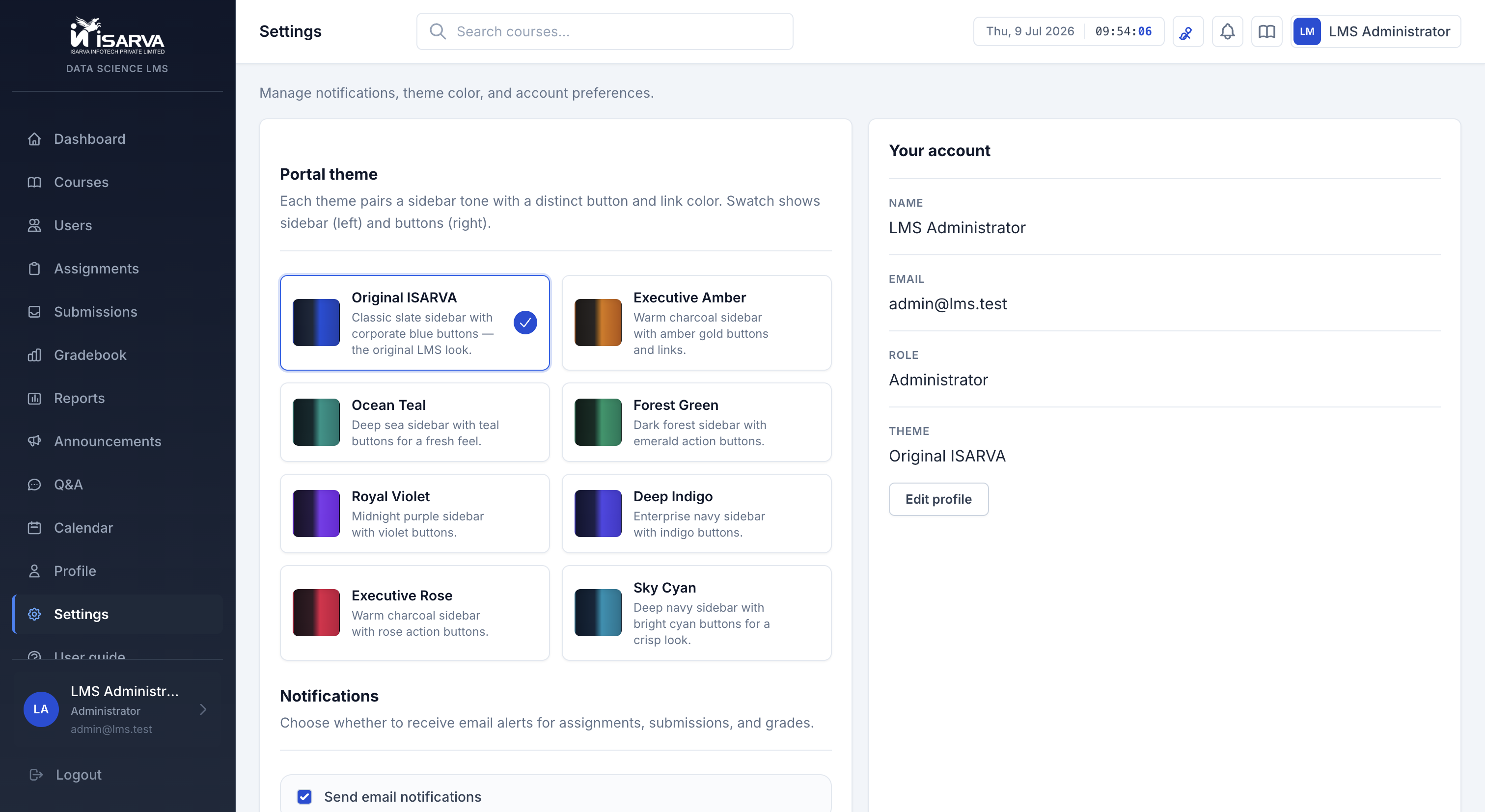 Settings & Themes