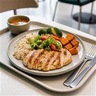 Food court and canteen restaurant format